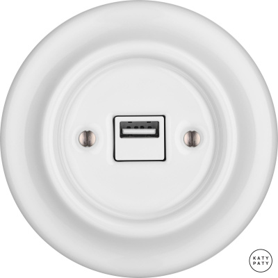 Porselein opladers - USB-oplader () - ROBUS | Katy Paty